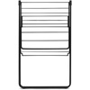 image:imageBrabantia HangOn Compact Clothes Drying Rack  49ft 15m  Matt Black  Small Indoor Clothes Airer Laundry Stand with 2 FoldOut Wings amp Hanger Hooks Folds Flat Ideal for Condos  Fits Full Load02 matte black 15M
