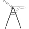 image:imageBrabantia HangOn Compact Clothes Drying Rack  49ft 15m  Matt Black  Small Indoor Clothes Airer Laundry Stand with 2 FoldOut Wings amp Hanger Hooks Folds Flat Ideal for Condos  Fits Full Load02 matte black 15M