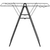 image:imageBrabantia HangOn Compact Clothes Drying Rack  49ft 15m  Matt Black  Small Indoor Clothes Airer Laundry Stand with 2 FoldOut Wings amp Hanger Hooks Folds Flat Ideal for Condos  Fits Full Load02 matte black 15M