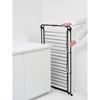 image:imageBrabantia HangOn Tower Clothes Drying Rack with Wheels  98ft 30m  White  Tall 3Tier Indoor Clothes Airer with Adjustable Shelves for Towels Folds Flat to Save Space  Fits 3 Full LoadsMatt Black