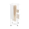 image:imageBrabantia HangOn Tower Clothes Drying Rack with Wheels  98ft 30m  White  Tall 3Tier Indoor Clothes Airer with Adjustable Shelves for Towels Folds Flat to Save Space  Fits 3 Full LoadsWhite