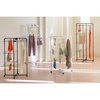 image:imageBrabantia HangOn Tower Clothes Drying Rack with Wheels  98ft 30m  White  Tall 3Tier Indoor Clothes Airer with Adjustable Shelves for Towels Folds Flat to Save Space  Fits 3 Full LoadsMatt Black