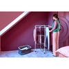 image:imageBrabantia HangOn Tower Clothes Drying Rack with Wheels  98ft 30m  White  Tall 3Tier Indoor Clothes Airer with Adjustable Shelves for Towels Folds Flat to Save Space  Fits 3 Full LoadsWhite