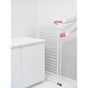 image:imageBrabantia HangOn Tower Clothes Drying Rack with Wheels  98ft 30m  White  Tall 3Tier Indoor Clothes Airer with Adjustable Shelves for Towels Folds Flat to Save Space  Fits 3 Full LoadsWhite