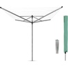 image:imageBrabantia LiftOMatic 50m  Ground Spike  Acc Metallic GreyGray