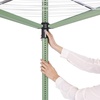 image:imageBrabantia LiftOMatic 50m  Ground Spike  Acc Metallic GreyLeaf Green