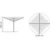 image:imageBrabantia LiftOMatic 50m  Ground Spike  Acc Metallic GreyMetallic Grey