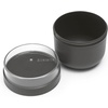 image:imageBrabantia Make amp Take Breakfast Bowl with Removable Clear Compartment for Toppings Light Gray 100 Leakproof Microwave amp Freezer Safe Oats Fruit Cereal Container 17 fl ozDark Gray