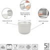 image:imageBrabantia Make amp Take Breakfast Bowl with Removable Clear Compartment for Toppings Light Gray 100 Leakproof Microwave amp Freezer Safe Oats Fruit Cereal Container 17 fl ozLight Gray