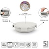 image:imageBrabantia Make amp Take Breakfast Bowl with Removable Clear Compartment for Toppings Light Gray 100 Leakproof Microwave amp Freezer Safe Oats Fruit Cereal Container 17 fl ozLight Gray