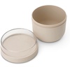 image:imageBrabantia Make amp Take Breakfast Bowl with Removable Clear Compartment for Toppings Light Gray 100 Leakproof Microwave amp Freezer Safe Oats Fruit Cereal Container 17 fl ozSoft Beige