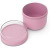 image:imageBrabantia Make amp Take Breakfast Bowl with Removable Clear Compartment for Toppings Light Gray 100 Leakproof Microwave amp Freezer Safe Oats Fruit Cereal Container 17 fl ozLilac Pink