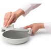 image:imageBrabantia Make amp Take Breakfast Bowl with Removable Clear Compartment for Toppings Light Gray 100 Leakproof Microwave amp Freezer Safe Oats Fruit Cereal Container 17 fl ozLight Gray