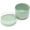 image:imageBrabantia Make amp Take Breakfast Bowl with Removable Clear Compartment for Toppings Light Gray 100 Leakproof Microwave amp Freezer Safe Oats Fruit Cereal Container 17 fl ozJade Green