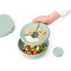 image:imageBrabantia Make amp Take Lunch Bowl Jade Green 100 Leakproof Convenient Flat Design Microwave amp Freezer Safe Pasta Noodles Meal Prep Container 34ozJade Green