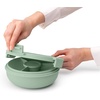 image:imageBrabantia Make amp Take Lunch Bowl Jade Green 100 Leakproof Convenient Flat Design Microwave amp Freezer Safe Pasta Noodles Meal Prep Container 34ozJade Green