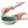 image:imageBrabantia Make amp Take Lunch Bowl Jade Green 100 Leakproof Convenient Flat Design Microwave amp Freezer Safe Pasta Noodles Meal Prep Container 34ozJade Green