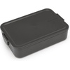 image:imageBrabantia Make amp Take Medium Lunch Box Jade Green BPAFree Airtight Snap Locks Microwave amp Freezer Safe Travel Meal Prep Container 37ozDark Gray