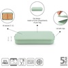 image:imageBrabantia Make amp Take Medium Lunch Box Jade Green BPAFree Airtight Snap Locks Microwave amp Freezer Safe Travel Meal Prep Container 37ozJade Green