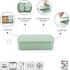 image:imageBrabantia Make amp Take Medium Lunch Box Jade Green BPAFree Airtight Snap Locks Microwave amp Freezer Safe Travel Meal Prep Container 37ozJade Green