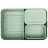image:imageBrabantia Make amp Take Medium Lunch Box Jade Green BPAFree Airtight Snap Locks Microwave amp Freezer Safe Travel Meal Prep Container 37ozJade Green