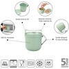 image:imageBrabantia Make amp Take Soup Mug with Handle amp Removable Clear Compartment for Toppings Jade Green 100 Leakproof Microwave amp Freezer Safe Meal Prep Container 20 fl ozJade Green