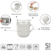 image:imageBrabantia Make amp Take Soup Mug with Handle amp Removable Clear Compartment for Toppings Jade Green 100 Leakproof Microwave amp Freezer Safe Meal Prep Container 20 fl ozLight Gray