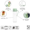 image:imageBrabantia Make amp Take Water Bottle with Strainer 17oz  Travel Water Bottle with Handle amp Fruit Sieve Infuser  Leakproof  Infuser  Easy Filling  Transparent  Dishwasher Safe  Light GrayJade Green