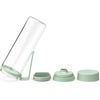 image:imageBrabantia Make amp Take Water Bottle with Strainer 17oz  Travel Water Bottle with Handle amp Fruit Sieve Infuser  Leakproof  Infuser  Easy Filling  Transparent  Dishwasher Safe  Light GrayJade Green