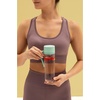 image:imageBrabantia Make amp Take Water Bottle with Strainer 17oz  Travel Water Bottle with Handle amp Fruit Sieve Infuser  Leakproof  Infuser  Easy Filling  Transparent  Dishwasher Safe  Light GrayJade Green