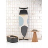 image:imageBrabantia Premium Ironing Board with Heat Resistant Parking Zone  XLarge Size D  Fairtrade Bubbles  Tall amp Wide Adjustable Height 3140 Easy Fold AntiCollapse Lock NonSlip FeetSpring Bubbles
