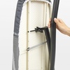 image:imageBrabantia Premium Ironing Board with Heat Resistant Parking Zone  XLarge Size D  Fairtrade Bubbles  Tall amp Wide Adjustable Height 3140 Easy Fold AntiCollapse Lock NonSlip FeetTitan Oval