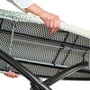 image:imageBrabantia Premium Ironing Board with Heat Resistant Parking Zone  XLarge Size D  Fairtrade Bubbles  Tall amp Wide Adjustable Height 3140 Easy Fold AntiCollapse Lock NonSlip FeetNew Dawn