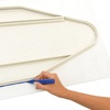 image:imageBrabantia Replacement Ironing Board Cover  AllinOne Set  Fits XL Comfort Board Size C  Fairtrade New Dawn Cover  100 Cotton Cover  Foam Padding Layer  for Brabantia Ironing Board CWhite