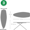 image:imageBrabantia Replacement Ironing Board Cover  AllinOne Set  Fits XL Comfort Board Size C  Fairtrade New Dawn Cover  100 Cotton Cover  Foam Padding Layer  for Brabantia Ironing Board CFresh Breeze
