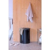 image:imageBrabantia Selector Laundry Basket with Lid  145 Gal  2 Compartment Washing Basket with QuickDrop Lids amp Removable Cotton Bag  Matt BlackMatt Black