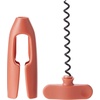 image:imageBrabantia Tasty Wine Bottle Opener Corkscrew Dark Gray Easy To Use Safe Enclosed Spiral Extra Large Turning HandleTerracotta Pink