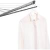 image:imageBrabantia Topspinner Outdoor 4 Arm Spinning Clothesline 131 ft 18 Rotating Folding Clothes Drying Rack  Ground Spike GrayAnthracite