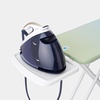 image:imageBrabantia XL Comfort Ironing Board with Solid Steam Generator Rest  Large Size C  Fairtrade Fresh Breeze Cover  Adjustable Height 2738 XL Rest Easy Fold AntiCollapse Lock NonSlip FeetSoothing Sea