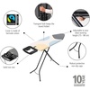 image:imageBrabantia XL Comfort Ironing Board with Solid Steam Generator Rest  Large Size C  Fairtrade Fresh Breeze Cover  Adjustable Height 2738 XL Rest Easy Fold AntiCollapse Lock NonSlip FeetSpring Bubbles
