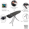 image:imageBrabantia XL Comfort Ironing Board with Solid Steam Generator Rest  Large Size C  Fairtrade Fresh Breeze Cover  Adjustable Height 2738 XL Rest Easy Fold AntiCollapse Lock NonSlip FeetDenim Black