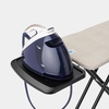 image:imageBrabantia XL Comfort Ironing Board with Solid Steam Generator Rest  Large Size C  Fairtrade Fresh Breeze Cover  Adjustable Height 2738 XL Rest Easy Fold AntiCollapse Lock NonSlip FeetDenim Gray