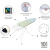 image:imageBrabantia XL Comfort Ironing Board with Solid Steam Generator Rest  Large Size C  Fairtrade Fresh Breeze Cover  Adjustable Height 2738 XL Rest Easy Fold AntiCollapse Lock NonSlip FeetSoothing Sea