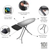image:imageBrabantia XL Comfort Ironing Board with Solid Steam Generator Rest  Large Size C  Fairtrade Fresh Breeze Cover  Adjustable Height 2738 XL Rest Easy Fold AntiCollapse Lock NonSlip FeetTitan Oval