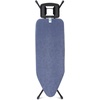 image:imageBrabantia XL Comfort Ironing Board with Solid Steam Generator Rest  Large Size C  Fairtrade Fresh Breeze Cover  Adjustable Height 2738 XL Rest Easy Fold AntiCollapse Lock NonSlip FeetDenim Blue