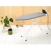 image:imageBrabantia XL Comfort Ironing Board with Solid Steam Iron Rest  Large Size C  Fairtrade Ecru Cover  Adjustable Height 2738 Easy Fold AntiCollapse Lock NonSlip FeetMetallized