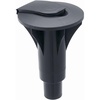 image:imageBrabantia  Concrete Tube Plastic  Clothes Drying Rack Accessories  Closable Cap  Ground  WeatherResistant Plastic  for Topspinner and LiftOMatic  Black  Size 2   45mm Pole197  50mm