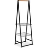 image:imageBrabantia  Linn Clothes Rack  MultiFunctional  Space Saver  Adjustable Shelves  Wardrobe Hanging  Drying Rack  Freestanding  Stable  White  LargeBlack