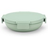 image:imageBrabantia Make amp Take Lunch Bowl Jade Green 100 Leakproof Convenient Flat Design Microwave amp Freezer Safe Pasta Noodles Meal Prep Container 34ozJade Green