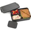 image:imageBrabantia Make amp Take Medium Lunch Box Jade Green BPAFree Airtight Snap Locks Microwave amp Freezer Safe Travel Meal Prep Container 37ozDark Gray